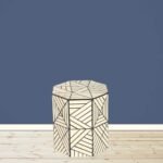 Grey Round Side Table