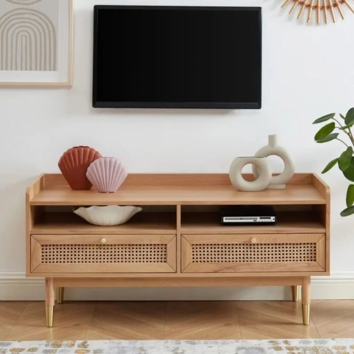 Wooden 2-Drawer TV Cabinet