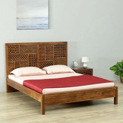 Solid Mango Wood Bed